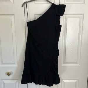 NWT !BLACK! J Crew One Shoulder Dress